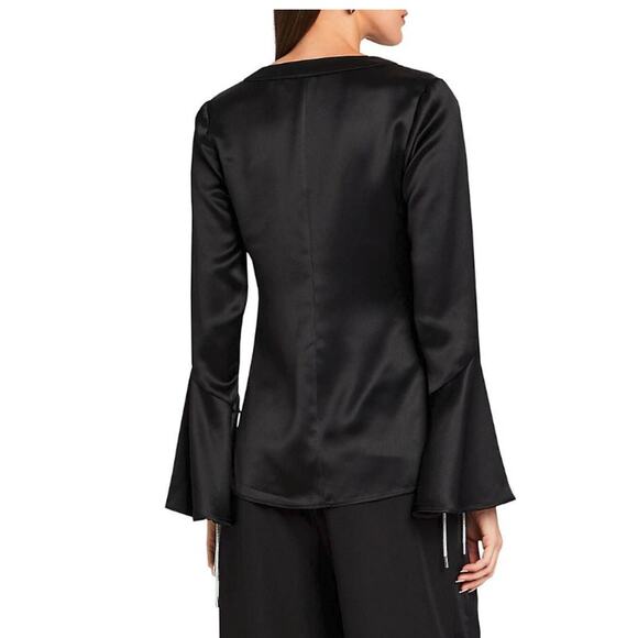 Retrofête Womens Svea Blouse Blazer Black Size S NWT - Picture 3 of 9